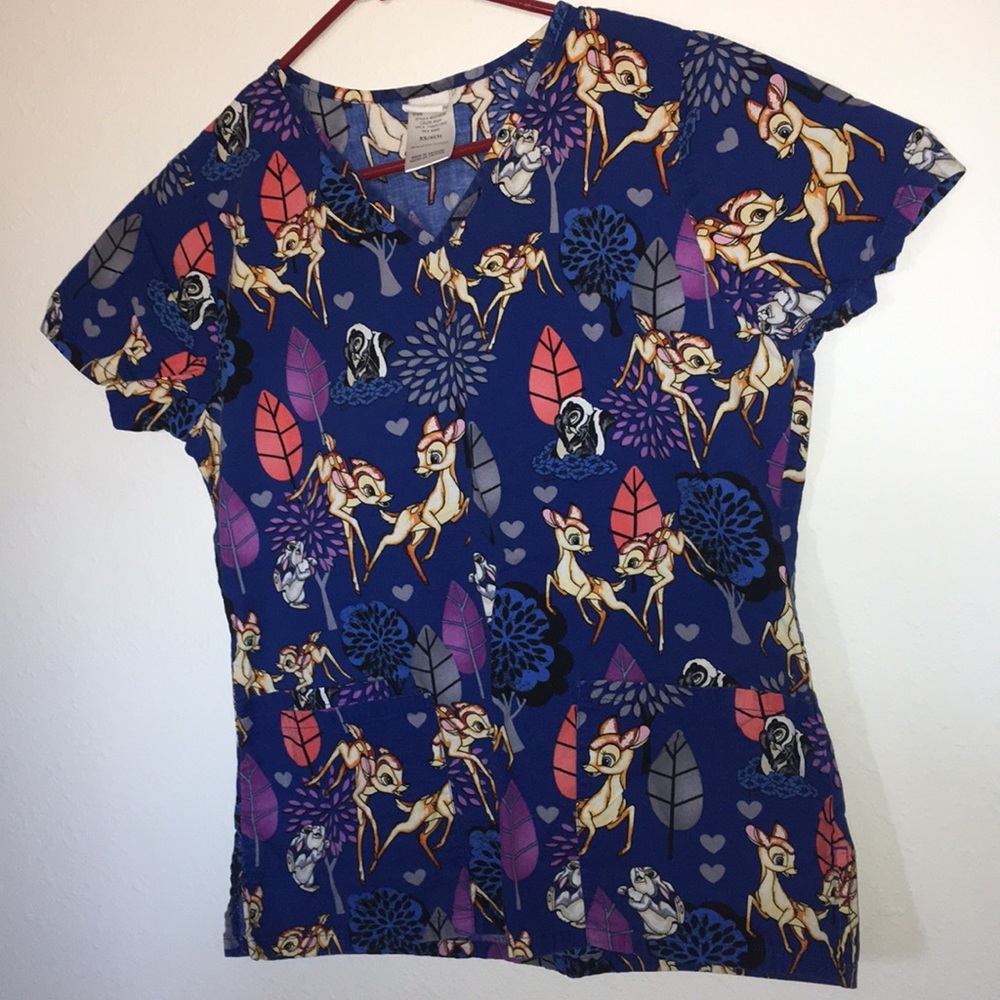 Final Price Disney XS Bambi scrub top